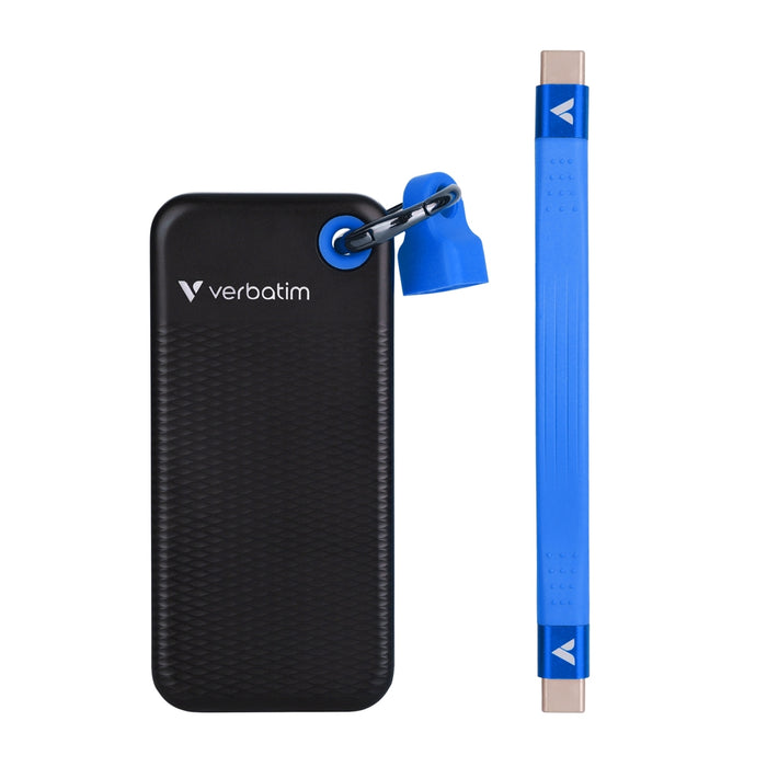 Verbatim Pocket SSD USB 3.2 Gen 2 2TB черен/син