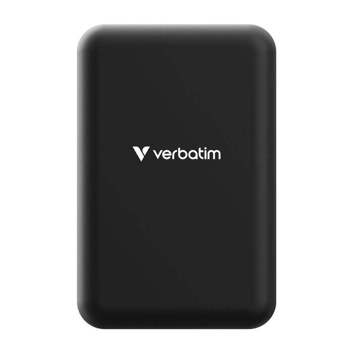 Verbatim Charge 'n' Go Essentials Преносима батерия Powerbank Magnetic Wireless 20000mAh Черен