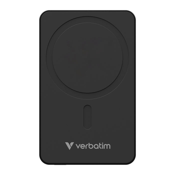 Verbatim Charge 'n' Go Essentials Преносима батерия Powerbank Magnetic Wireless 5000mAh Черен