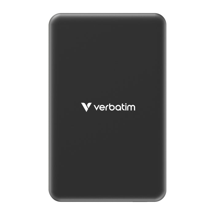 Verbatim Charge 'n' Go Essentials Преносима батерия Powerbank Magnetic Wireless 5000mAh Черен