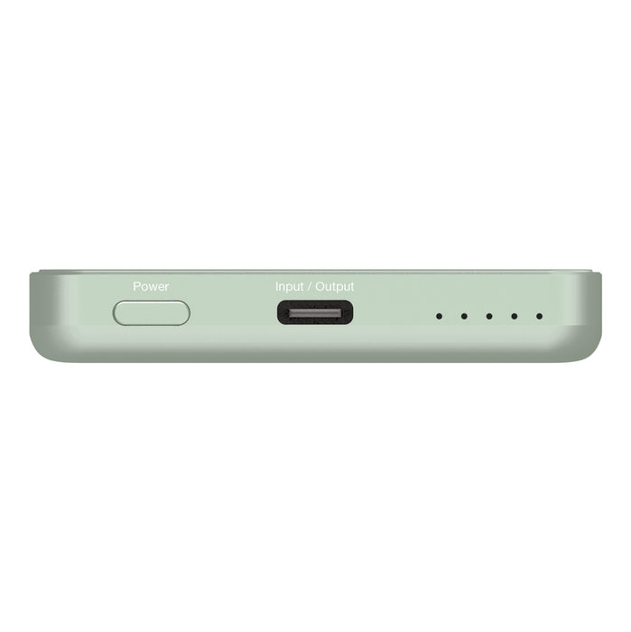 Verbatim Charge 'n' Go Essentials Преносима батерия Powerbank Магнитна безжична 5000mAh зелена