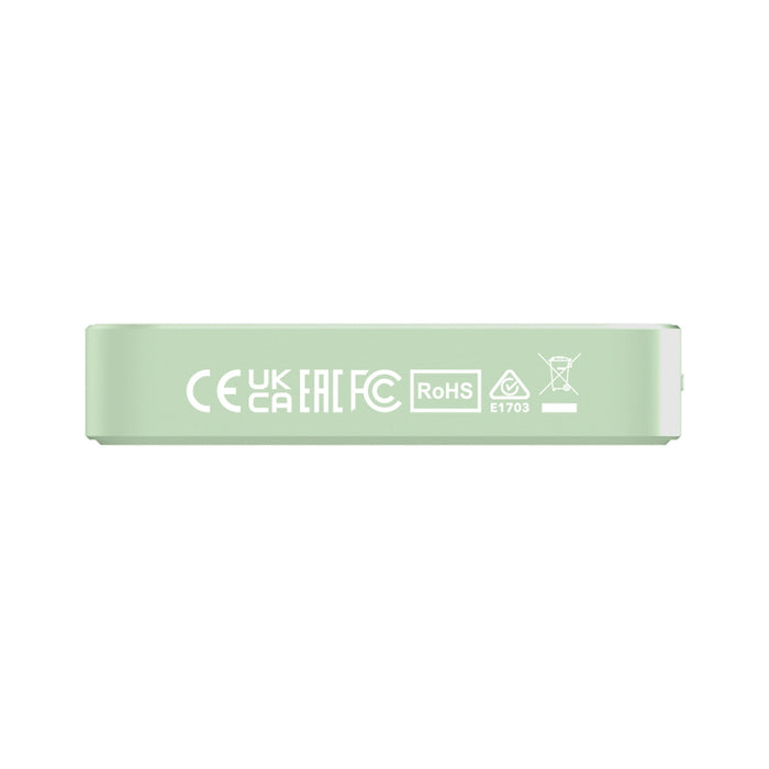 Verbatim Charge 'n' Go Преносима батерия Powerbank със стойка Магнитна безжична 10000mAh зелена