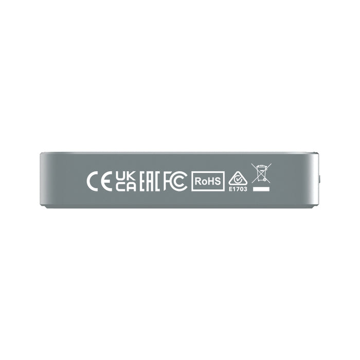 Verbatim Charge 'n' Go Преносима батерия Powerbank с магнитна безжична стойка 10000mAh сива