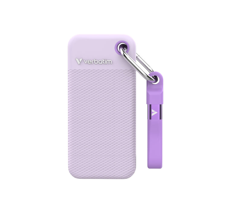 Verbatim Pocket SSD USB 3.2 Gen 2 1TB Purple вкл. два гумени маншета