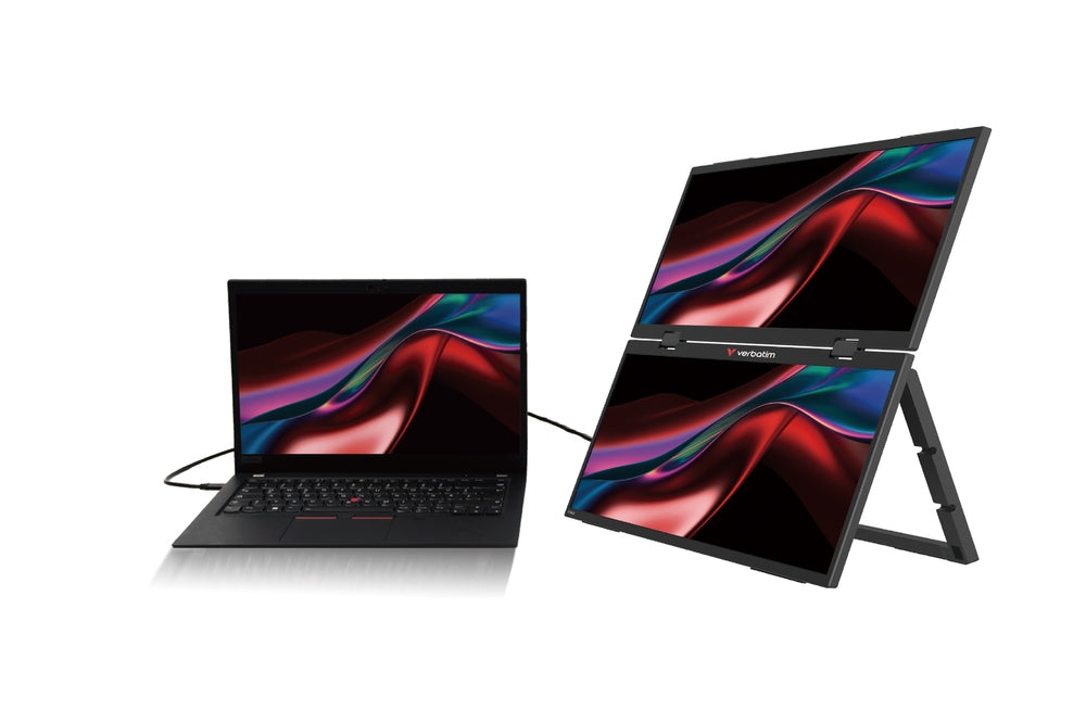 Verbatim Portable 15.6" Dual Monitor Essentials