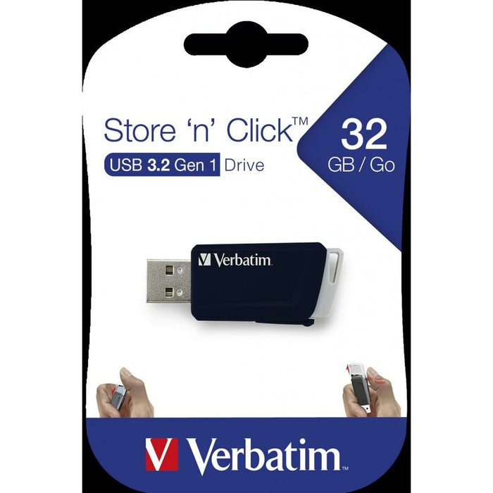 USB стик Verbatim STORE´N´CLICK Черен 32 GB (10 броя)
