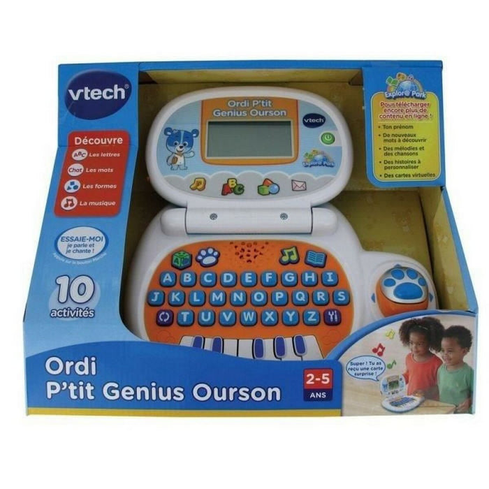 Лаптоп Vtech Genius Blue Bear 26 x 5,5 x 19,7 cm Образователна игра FR