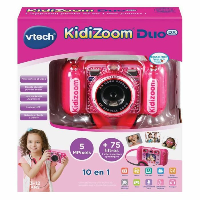 Детски Цифров Фотоапарат Vtech Duo DX rose