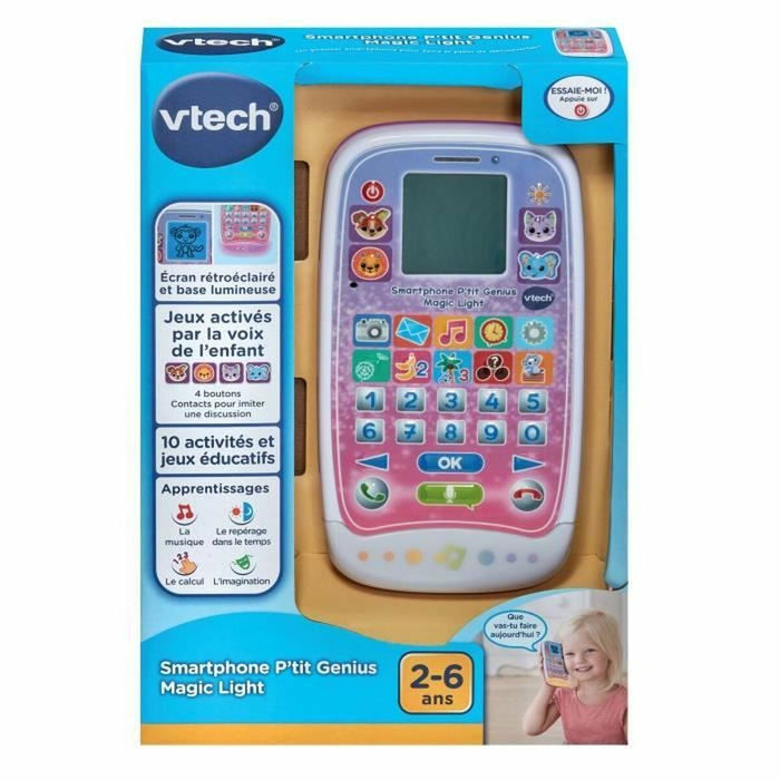 Играчка Телефон Vtech Smartphone P´tit Genius Magic Light (FR)