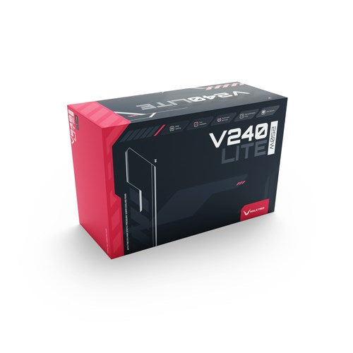 Valkyrie V240 Lite процесор Всичко в едно течен охладител 24 см черен