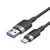 Кабел USB 2.0 A към USB-C 6A Vention CTOBH 2M (черен)