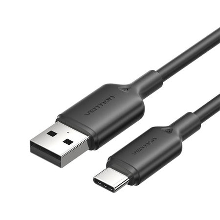 USB 2.0 A към USB-C 3A кабел Vention CTQBF 1M (черен)