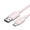 USB 2.0 A към USB-C 3A кабел Vention CTQPH 2M (розов)