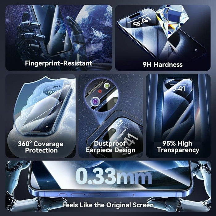 Протектор за екран на мобилен телефон от темперирано стъкло Vention KUPTCD-40 iPhone 16