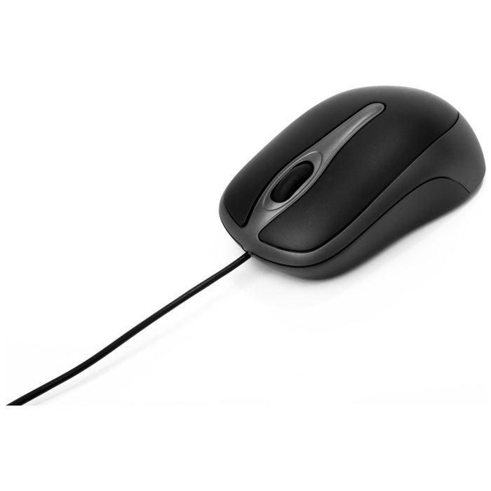 Оптична мишка Verbatim USB-A 1000 dpi, черна