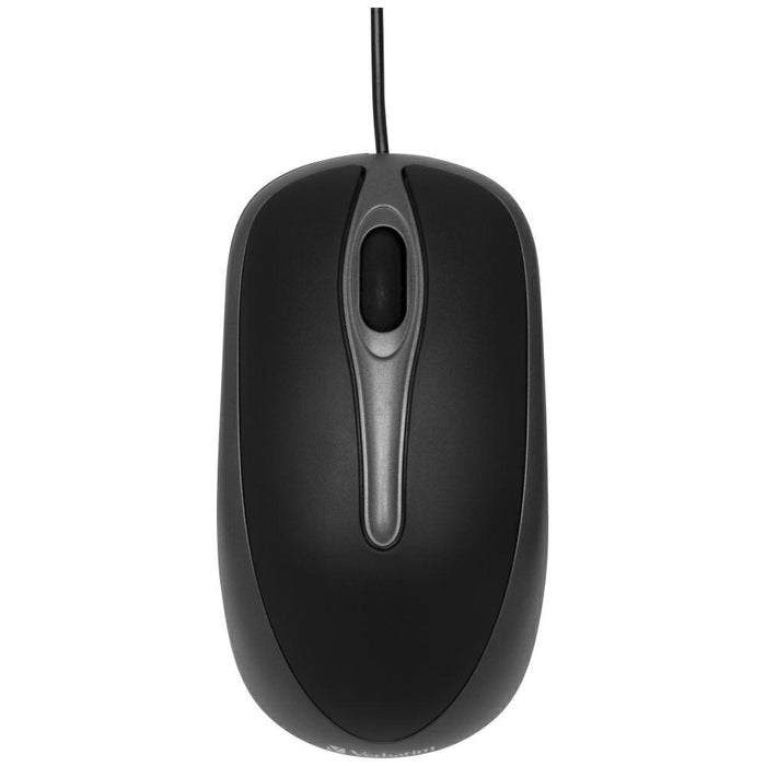 Оптична мишка Verbatim USB-A 1000 dpi, черна