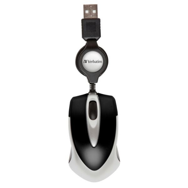 Оптична мишка Verbatim Go Mini 1000 DPI, черна