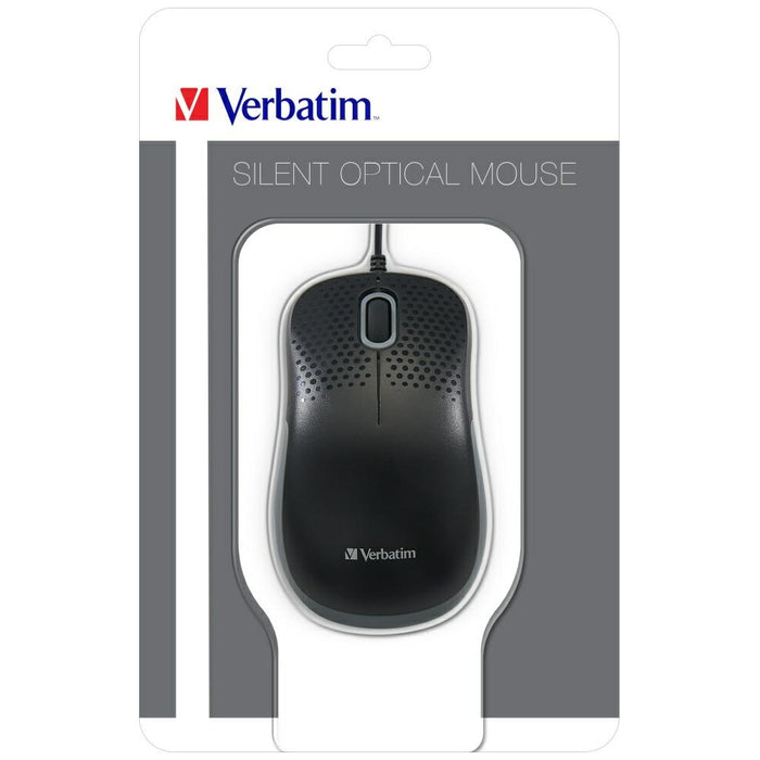 Оптична безшумна мишка Verbatim M1 M0, черна