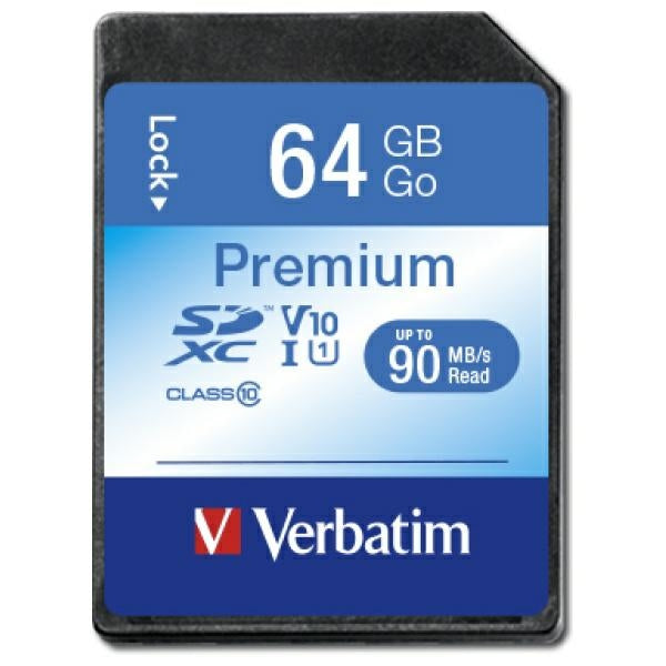 Карта памет Verbatim Premium U1 SDXC 44024, черна