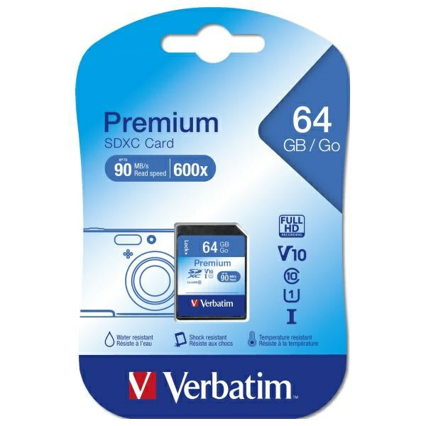 Карта памет Verbatim Premium U1 SDXC 44024, черна