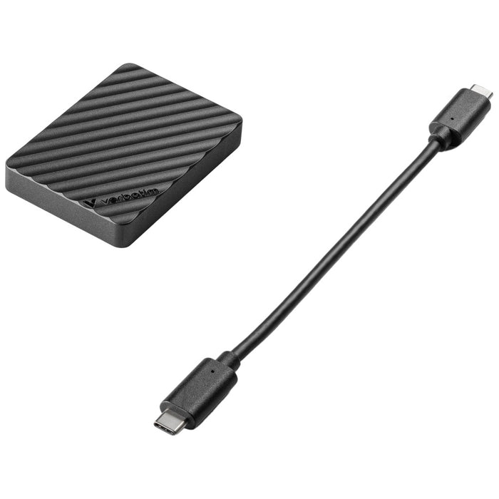 Външен диск Verbatim Store n Go Mini Stripe SSD 2TB, черен