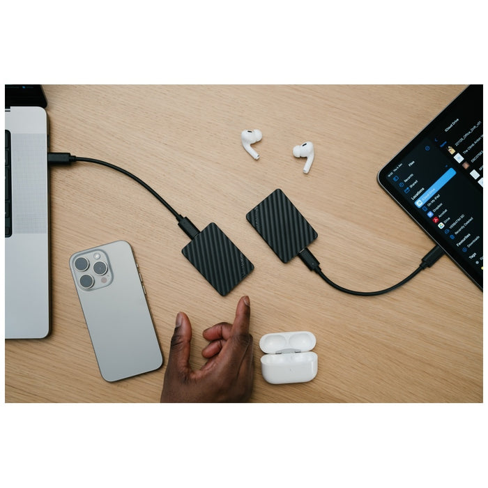 Външен диск Verbatim Store n Go Mini Stripe SSD 2TB, черен