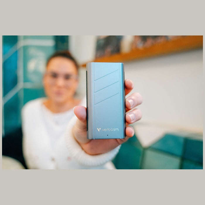 Външен SSD диск Verbatim TurboMetal 1TB, сив