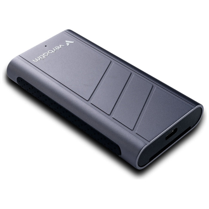 Външен твърд диск Verbatim TurboMetal SSD 2TB, сив