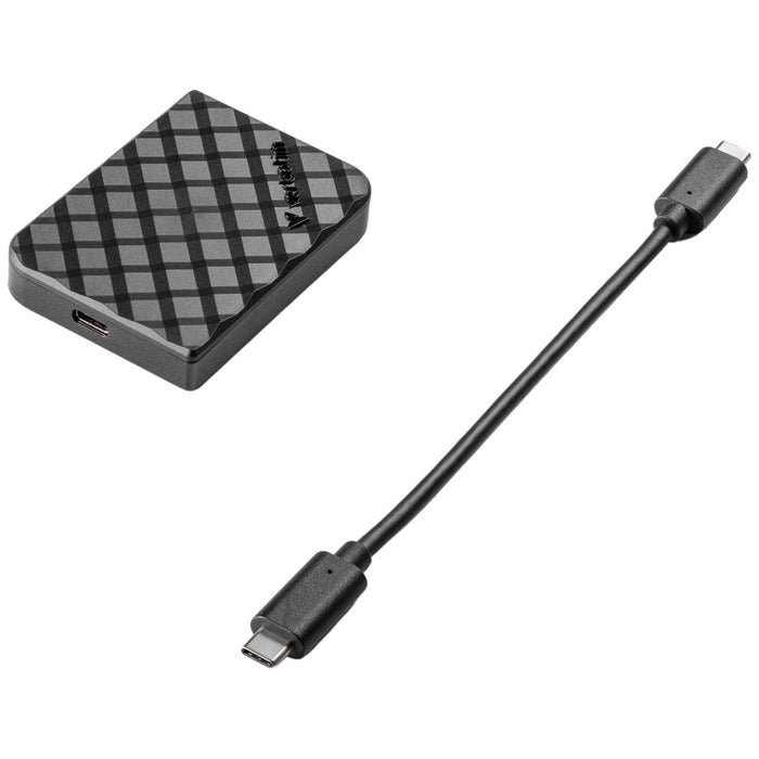 Външен SSD диск Verbatim Store n Go Mini Diamond 2TB, черен
