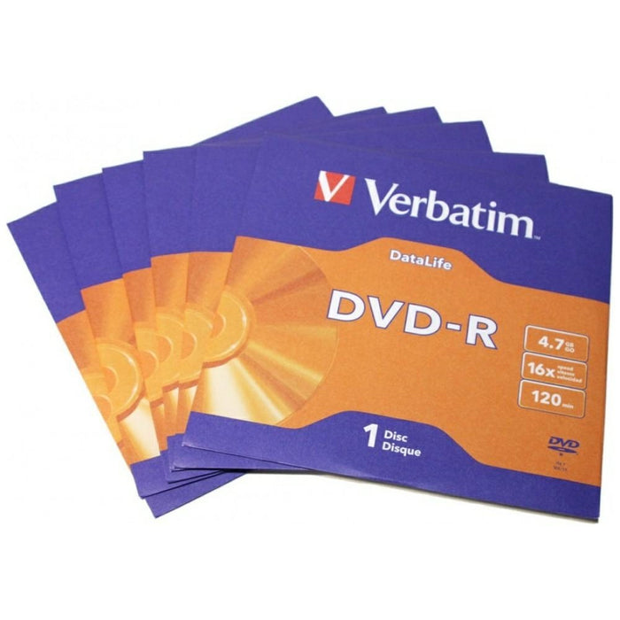 Диск DVD-R Verbatim Daralife 4.7GB 16X 43844