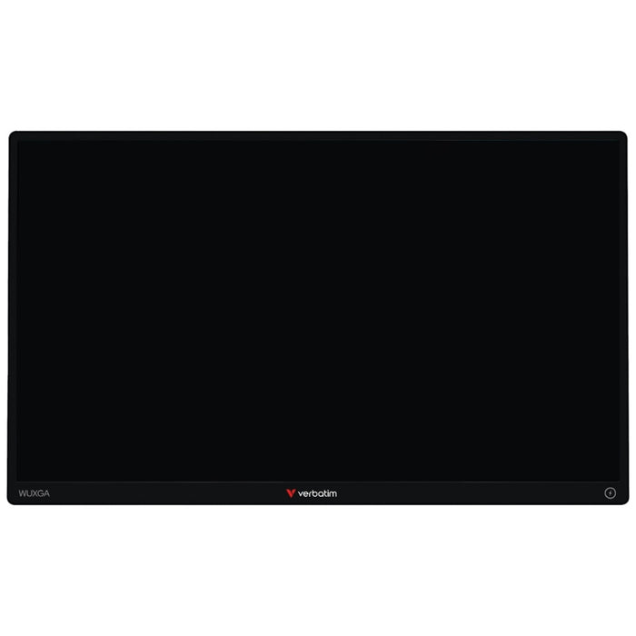 Преносим сензорен монитор Verbatim ALU 13.3" WUXGA с powerbank 5000mAh, черен 32087