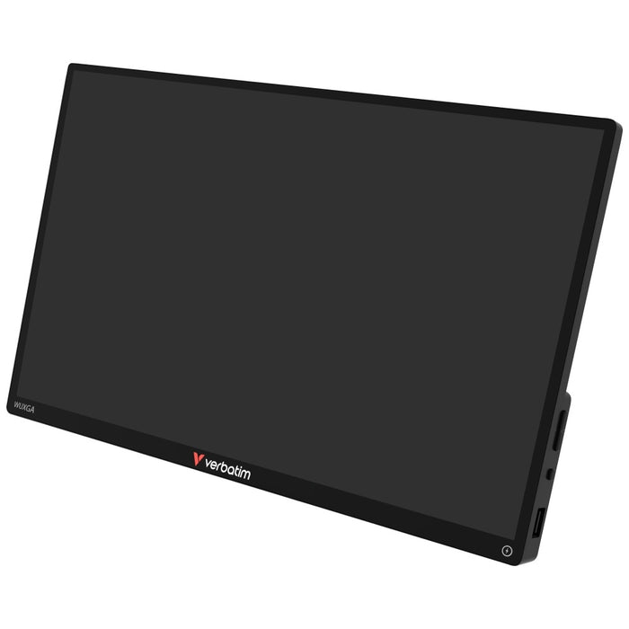Преносим сензорен монитор Verbatim ALU 13.3" WUXGA с powerbank 5000mAh, черен 32087