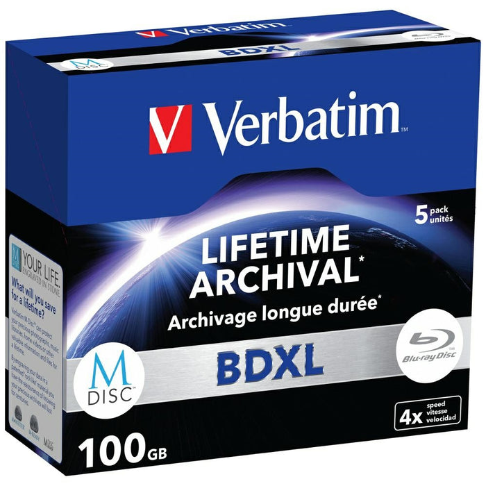 Диск BD-XL Verbatim M-Disc 4X — 1 бр.