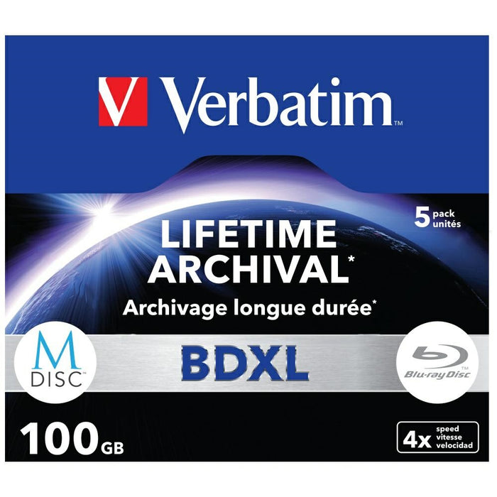 Диск BD-XL Verbatim M-Disc 4X — 1 бр.
