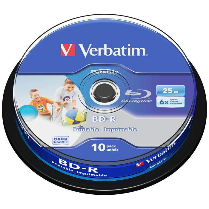 Диск BD-R Verbatim SL Printable Datalife 6X — 1 бр.