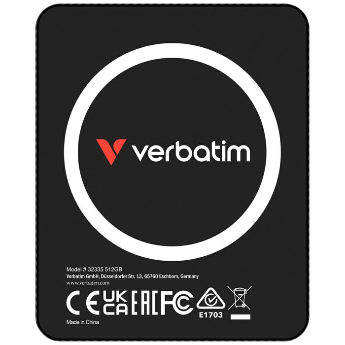 Външен диск Verbatim SnapBack Ultra Slim SSD, черен 32335