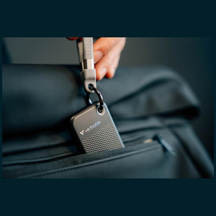 Външен твърд диск Verbatim Pocket SSD 32415 USB 3.2 Gen.2, черно-сив