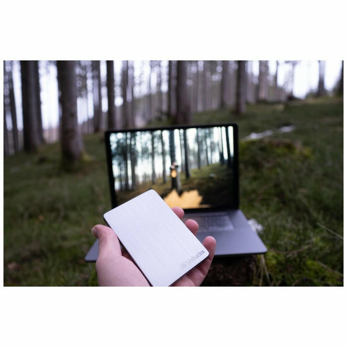 Външен диск Verbatim HDD 1TB Store n Go ALU 3.0 53662, сив