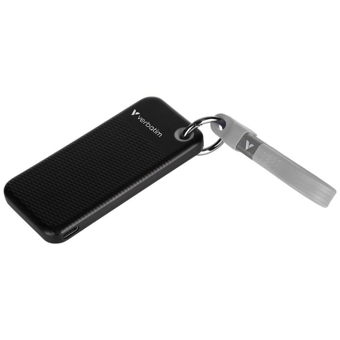Външен SSD диск Verbatim Pocket 32432, 3.2 gen.2, черно-сив