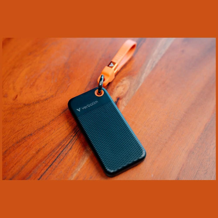 Външни SSD диск Verbatim Pocket SSD M0 M1 3.2 gen.2, черно-оранжев 32435
