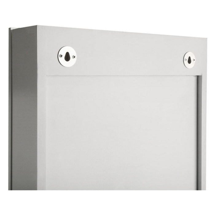 Стенно огледало Versa Бял Дървен MDF Максималист 10 x 120 x 30 cm