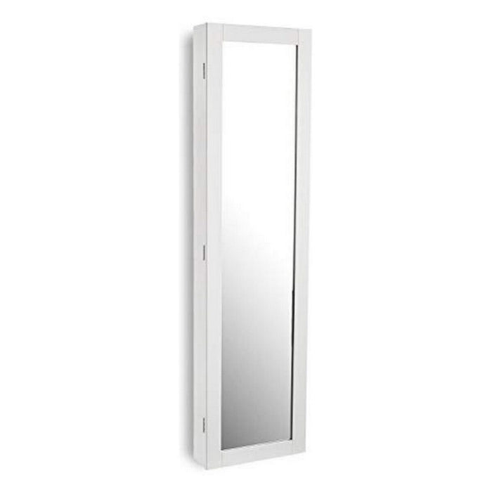 Стенно огледало Versa Бял Дървен MDF Максималист 10 x 120 x 30 cm