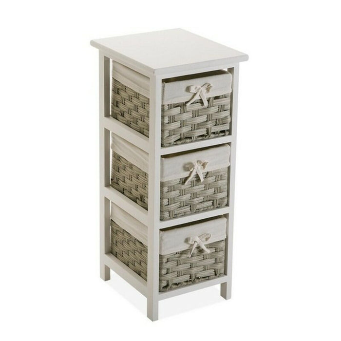 Многофункционално чекмедже Versa Pompei 29 x 62 x 25 cm Бял
