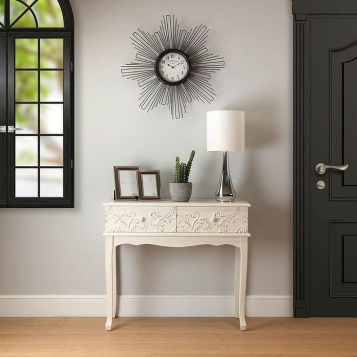 Стенен часовник Versa VS-20460111 Метал Дървен MDF 68 x 6,5 x 68 cm