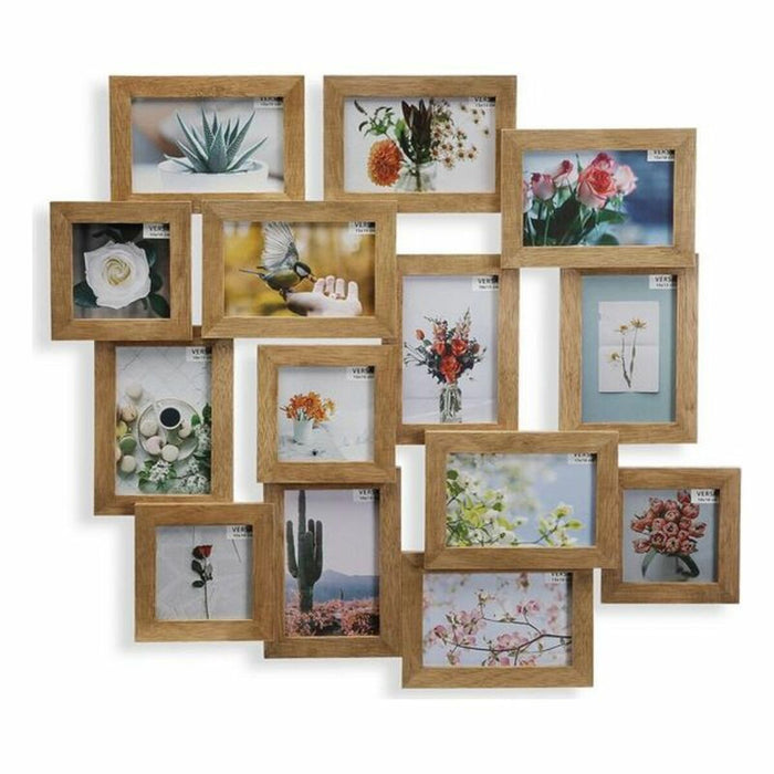 Рамка за снимки Versa VS-22130024 Многократен Дървен (2,5 x 65 x 58,5 cm) (65 x 58 cm)