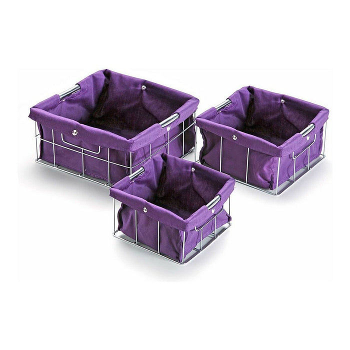 Комплект Кутии за Подреждане една върху друга Versa VS-10650020 26 x 12 x 26 cm