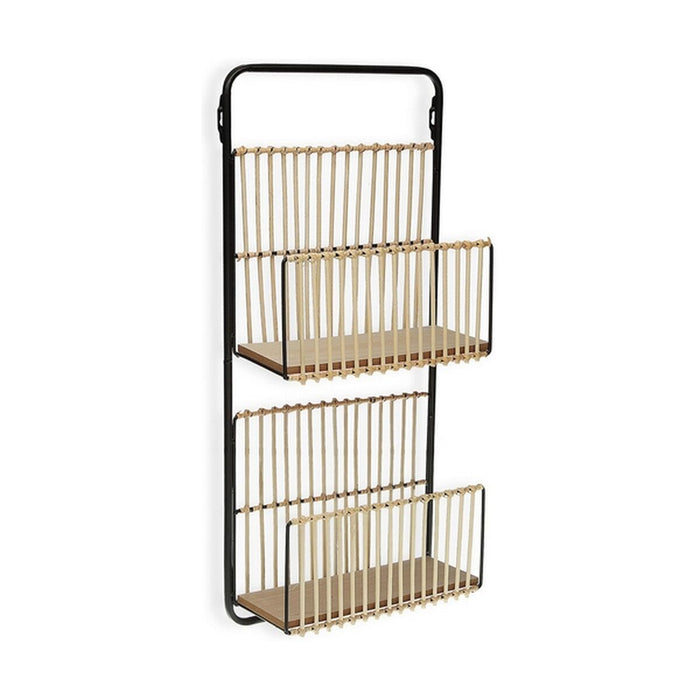 поставка за списания Versa Метал Смола Дървен MDF 12 x 68 x 32 cm Модерен