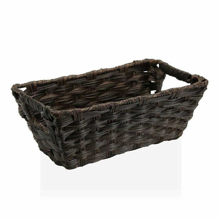 Многофункционална Кошница Versa 17 x 11,5 x 29 cm С дръжки Тъмно сив