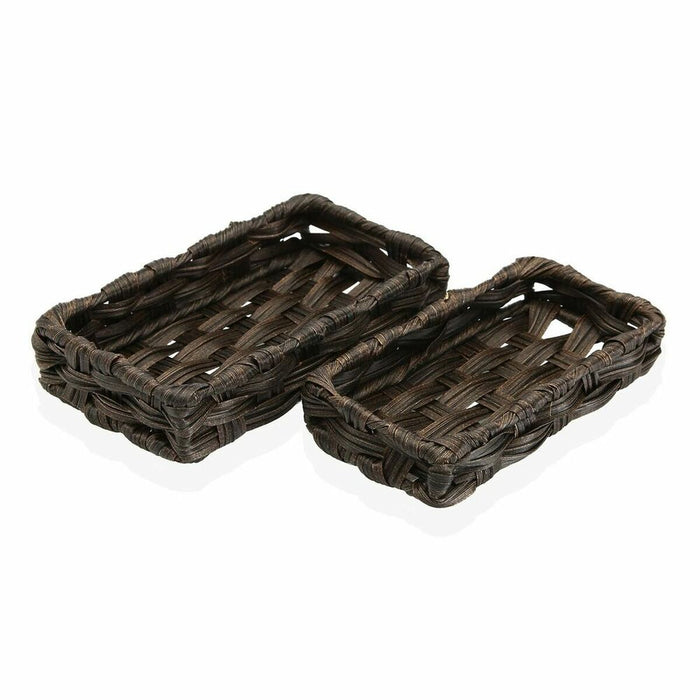 Игра на Кошници Versa 11 x 4 x 20 cm Тъмно сив 2 броя