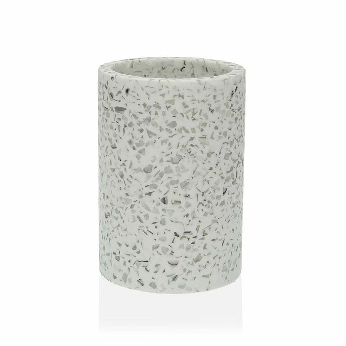 Поставка за четка за зъби Versa Бял Смола (7,3 x 10,4 x 7,3 cm)